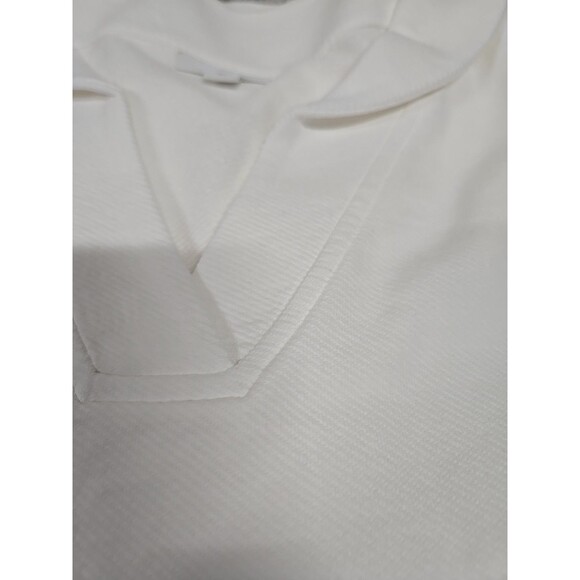 J Jill Love V-Neck Short Sleeve Shirt 100% Cotton White Women’s Plus Size 3X - Picture 8 of 9